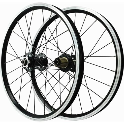 Bicycle wheel 20 inch MTB bike aluminum alloy wheel set 406 six nail disc brake rim brake V brake card 11/12 speed six claw