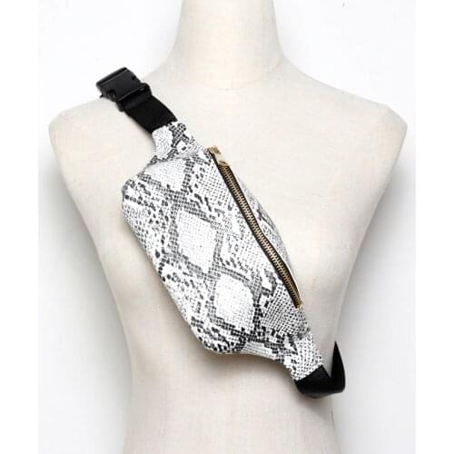 Aliwood Fashion Serpentine Chest Bags Crossbody Bags For Women 2019 Mini Brand Bags Outdoor Snake Waist Pack Female Bags Bolsos