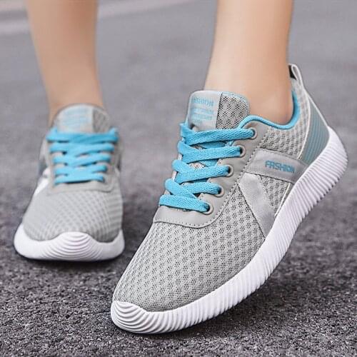 Women Sneakers 2021 Lightweight Sport Zapatillas Mujer Fashion Autumn Shoes for Women Vulcanized Shoes Casual Tenis Lace Up Shoe