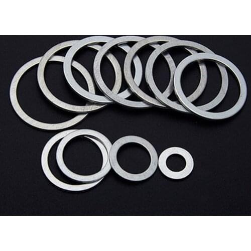 10pcs M35 ultra-thin flat washers gaskets aluminum washer gasket 47mm-50mm outer diameter 1.2mm-2mm thickness