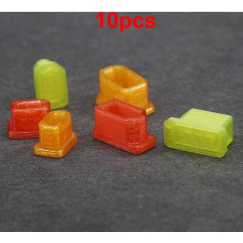 10pcs Lithium Battery Protective Sheath XT30 XT60 T Plug TPU Case Short-circuit Proof Cover w Mark for RC FPV Drone Model Parts
