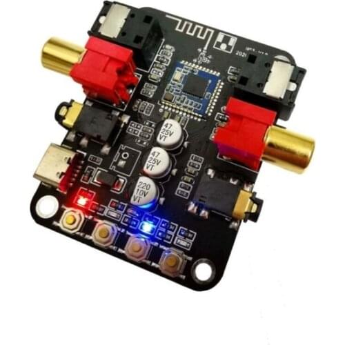 2 in 1 Receiver Transmitter Bluetooth 5.0 Wireless Adapter Digital Coaxial Optical 3.5MM Stereo Audio 24BIT 192K DAC Board