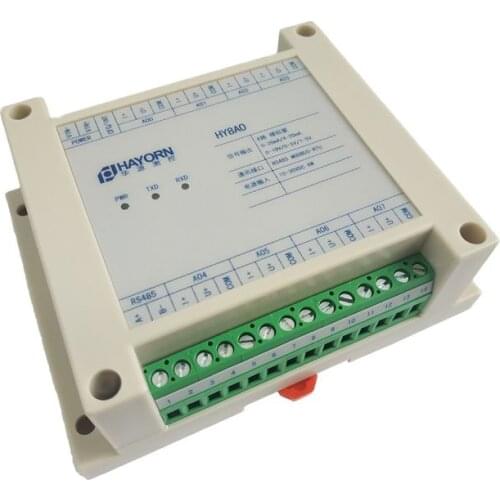 8-way analog output 0 ~ 20mA / 4 ~ 20mA / 0 ~ 10V / 0 ~ 5V / 1 ~ 5VRS485 transmissions interaction HY8AO