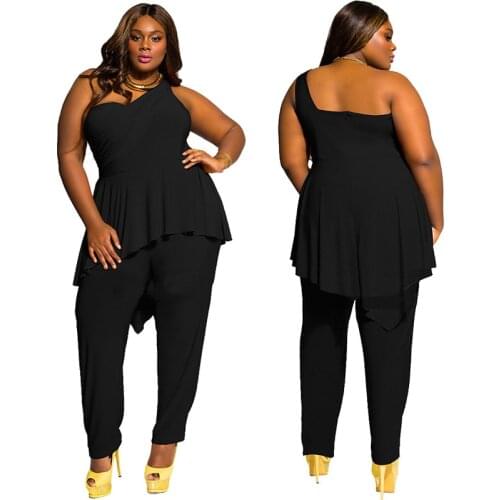 2020 Brand Designer Summer Rompers Plus Size Women Overalls Maxi 3XL Regular Backless Full Length Jumpsuits