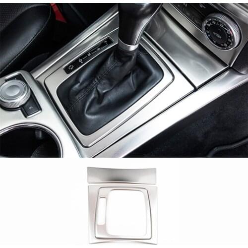 Center Console Gear Shift Panel Cover Trim 3Pcs For Mercedes Benz C Class W204 2007-2014 LHD Stainless Steel Car Styling
