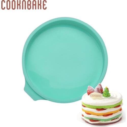 COOKNBAKE silicone mold for cakes bread pastry baking rainbow cake mould pizza pan round cake decoration tool DIY party