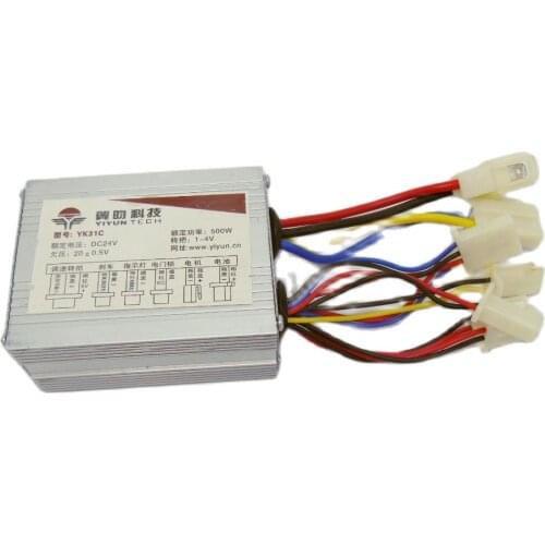 24V 500W Electric Bicycle/Scooter Brush DC Motor Controller Toy Scooter Motor Driver