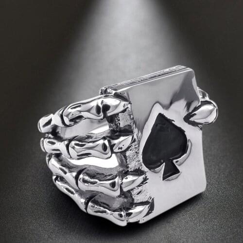 JieyueJewelry Silver Rings For Men