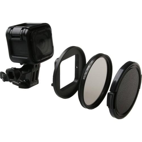 Session CPL/UV Filter Circular Polariz + Lens Protector Cap + 58mm Adapter Ring Filtors For Gopro Hero 4 5 session Accessories
