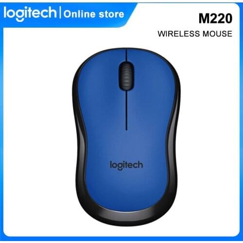 Logitech M220 Wireless Mice with 2.4GHz High-Quality Optical Ergonomic For PC Gaming Mouse