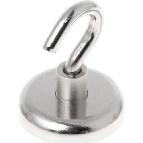 Strong Mini Magnetic Circular Hook Hanger Magnet Linked Home Kitchen Wall Hold