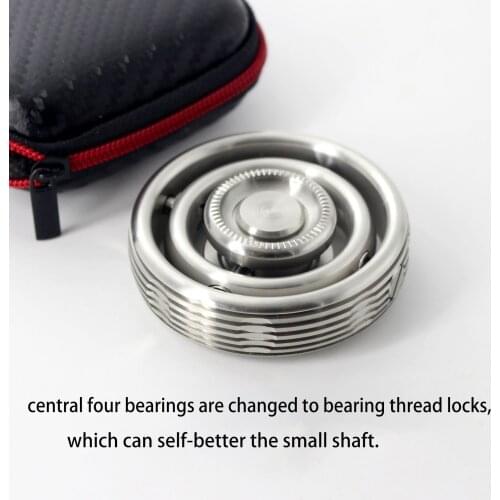 Upgraded Mechforce EDC Metal Gyroscope V2 Fingertip Gyro Hand Spinner Decompression Anti Stress Balance Fidget Spinner Toy Adult