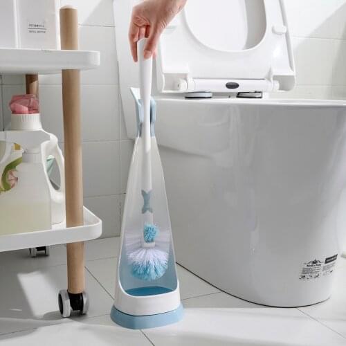 Long Handle Toilet Brush Set Household No Dead Corner Toilet Artifact Toilet Wall-Mounted Brush