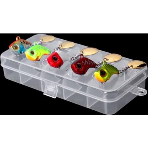 Box kit 5pcs VIB 9g/14g/16g/21g Fishing Lures for Carp Pike Fly Fishing Hard Wobblers Crankbaits Pesca Fishing Lure