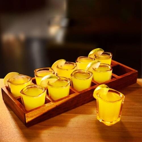 Creative Bullet Wine Spirits Glass One Bite Cup Shot Cocktail Wine Glass Set Ktv Wine Glass Holder Shelf For Home Party Bar Gift