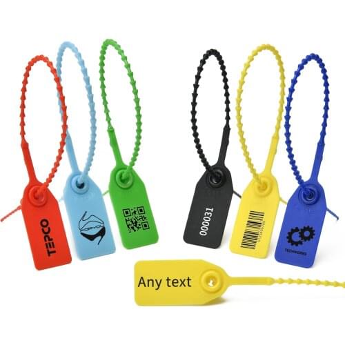 200 Plastic Tamper Seals, Zip Ties for Fire Extinguishers Pull Tite Security Tags Numbered Disposable Self-Locking Tie 250mm