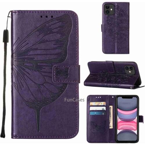 For iPhone 11 Luxury Magnet PU Leather Flip phone Case for iPhone 11 6.1 inch Retro Shockproof Wallet Card Holder Stand Cover