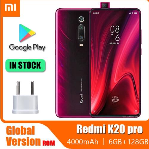 Smartphone Xiaomi Redmi K20 Pro celular 128GB ROM Android 9.0 Snapdragon 855 48 MP+ 20 MP