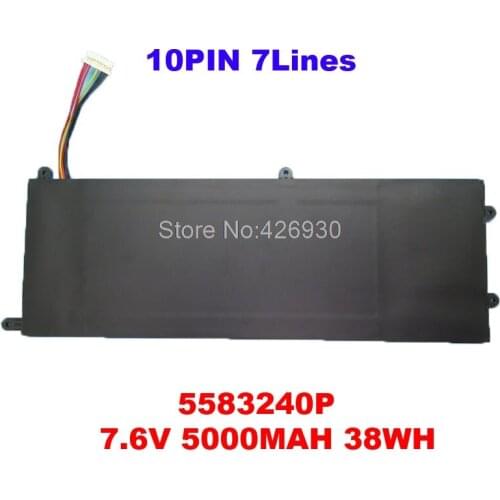 Laptop Replacement Battery For 5583240P 7.6V 5000MAH 38WH 5278111-2S New