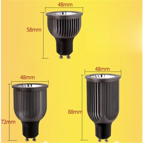 Ultra Bright NO Dimmable LED COB Spotlight 9W 12W 15W E26 E27 GU10 GU5.3 Light Bulb AC 220V 110V LED Spotlight 50pcs/lot