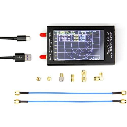 NanoVNA-F V2 50k-3GHz Vector Network Analyzer 4.3 inch Touch Screen NanoVNA V2 Antenna Analyzer