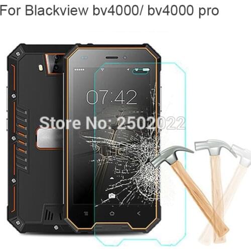 Safety Full Cover Tempered Glass For Blackview BV4000 Protective Film Screen Protector For Blackview BV4000 Pro Protection Saver