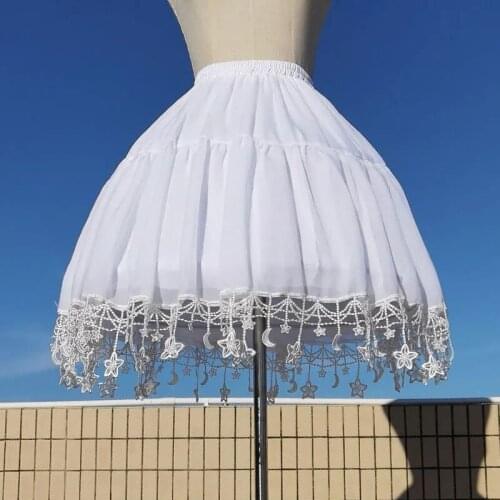 New Short White Tulle Ruffles Petticoat Dress Lady Girls Skirt Petticoat For Wedding Dress Jupon Cerceau Mariage