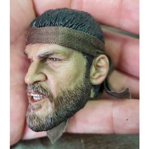 1/6 US Navy SEALs Medal of Honor PMC male figure head carving for 12 inch action figure
