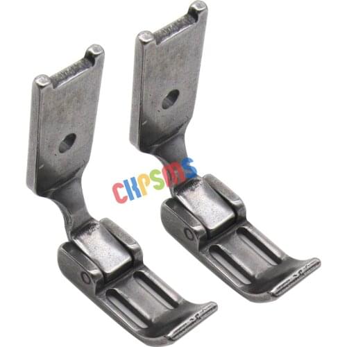 2PCS#259635 DOUBLE NEEDLE ZIPPER PRESSER FOOT Compatible with SINGER 112W 212G 212W JUKI 512 515