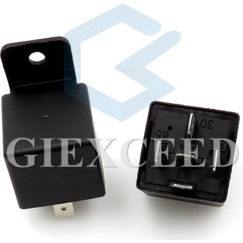 4pin 60A Auto Relay Normally Open DC 12V-48V automotive relay with mounting hole