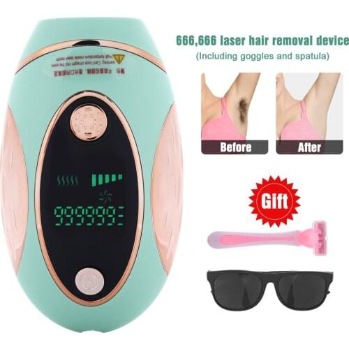 666666 Flash IPL Epilator Laser Hair Removal Facial Electric Photoepilator Painless Household Hair Remover Permanent Epilator