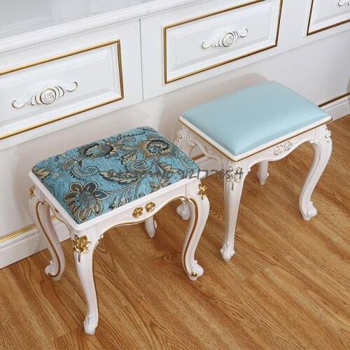 American makeup stool dressing table stool European princess stool modern minimalist nail art chair bedroom shoe bench desk