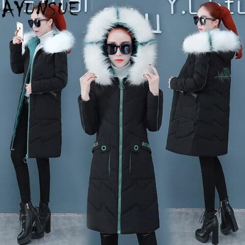 Женские пуховики оверсайз AYUNSUE China At AliExpress