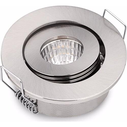 Free shipping 10pcs 3W COB LED Ceiling Down lights CE RoHS Cut out 42mm AC110V 220V Dimmable high quality LED Factory JOYINLED