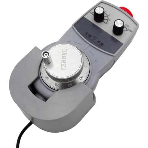 Wireless Handheld MPG Manual Pulse Generator for Lathe, Turning Center and Machining Center with MITSUBISHI FANUC SIEMENS SYNTEC