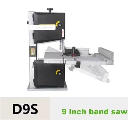 D9S 9 Inch Woodworking Band-Sawing Machine Wood Cutting Saw Blades Power Tools Household Mini Table Saws 220 V 500 W 15 m/s