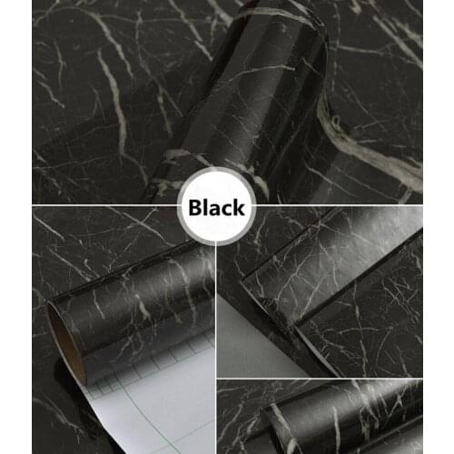 SUNICE Decorative Granite Effect Vinyl Film Furniture Protection Waterproof Self-adhesive Wallpaper Thick for Home Office Table