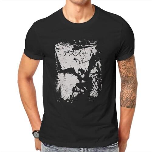 Death Note Light Yagami Ryuk Anime Fabric TShirt Shinigami Classic T Shirt Oversized Men Clothes New Design Trendy