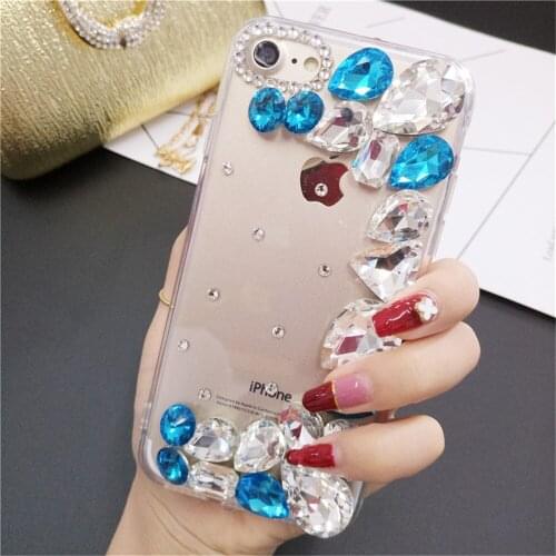 LaMaDiaa Luxury Fashion Bling Crystal Diamond Soft TPU Phone Cases for Huawei P20 lite P20 Pro P20 P40 Back Cover