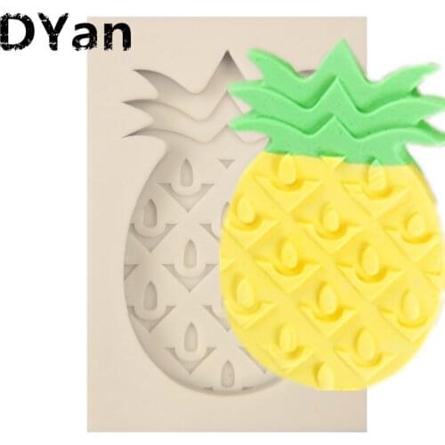 New Pineapple Fondant Silicone Mold Chocolate Mold DIY Cake Baking Decorative Mold A1573