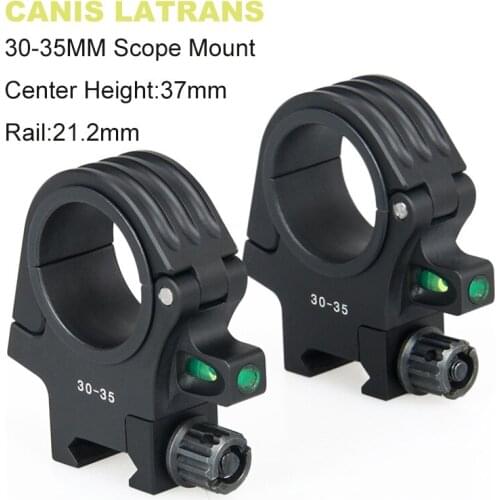Canis Latrans 6082 Aluminum 30-35mm Scope Mount with Bubble Level for Outdoor Sport Hunting gs24-0158