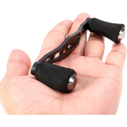 Carbon Baitcasting Fishing Reel Handle Fishing Reel Handle Trolling Reel Handle Left Right Handle Reel Crank Accessory