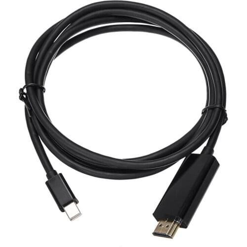 1.8m Mini Dp Displayport To HDMI-compatible ThunderBolt Cable Adapter For MacBook Air Pro Dell XPS Tower Special Edition