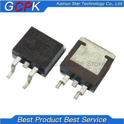 10pcs IRL3705NS TO-263 IRL3705 TO263 55V 89A IRL3705NSPBF IRL3705N