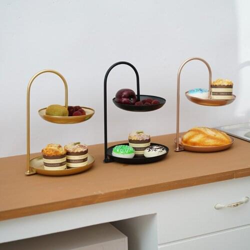 2020 2-tier cake stand wedding plate party tableware new baking tray plastic tray display stand jewelry storage tray baptism