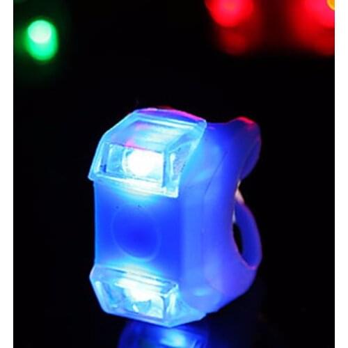 3 Mode 2 LED Bike Bicycle Cycling Head Front Light Rear LED Flash Lamp include battery Newest