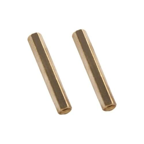 30pcs M3*15-M3*22 Gold Color screw Double Pass Copper Hexagon Type Security