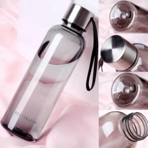 500ml PC+Metal Creative Frosted Style Outdoor Camping Sport Travel Portable Fruit Juice Water Bottle