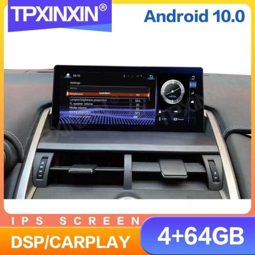 64GB Android 10 Car Radio For Lexus Nx 200T 300H 2013 - 2019 Multimedia AutoRadio Player Navigation Stereo GPS 2 din Accessories