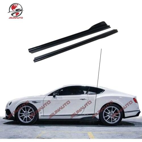 Carbon Fiber Side Skirts For Bentley Continental GT 16-18 Auto Modified Body Kit Accessories Car Styling